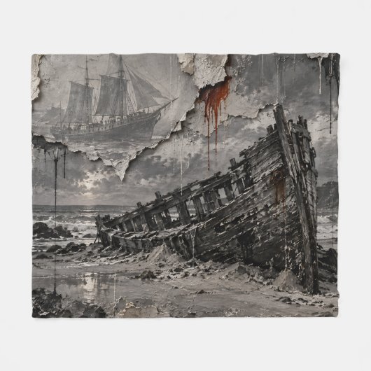 Couverture Polaire Belle Ruine (Devant (Horizontal))