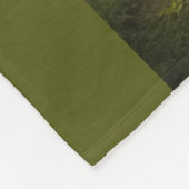 Couverture Polaire Belle scène forestière (Coin)