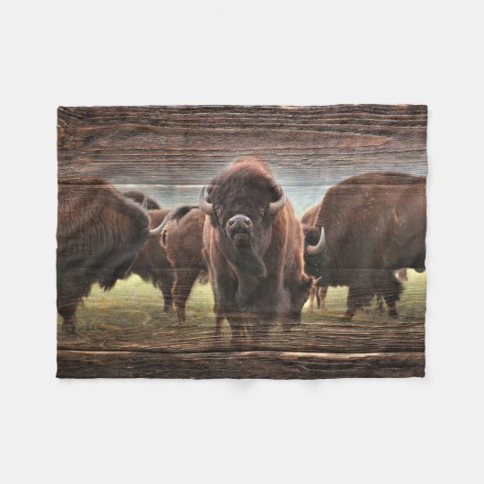 Couverture Polaire Belle Trousse De Buffalo (Devant (Horizontal))