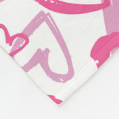 Couverture Polaire Belle Valentine's Heart Design (Coin)