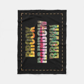 Couverture Polaire Belles couleurs de 3 truites (Devant)