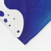 Couverture Polaire Belles couleurs de fusion Splash Abstrait (Coin)