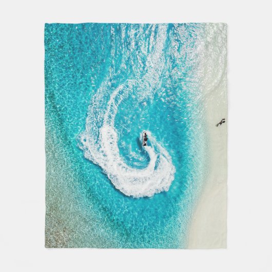 Couverture Polaire Belles Créatures Océaniques (Devant)