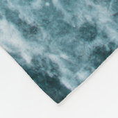 Couverture Polaire Belles vagues de mer (Coin)