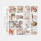 Couverture Polaire Bénédictions de grand-mas modernes 16 Photos Gris  (Devant (Horizontal))