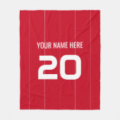 Couverture Polaire Benfica personnalisé (Devant)