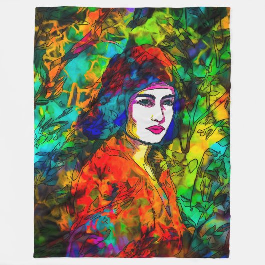 Couverture Polaire Beret rouge (Devant)