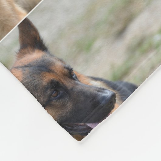 Couverture Polaire Berger allemand adorable (Coin)
