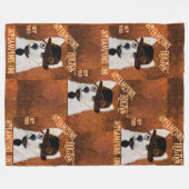 Couverture Polaire Berger Allemand Steampunk (Devant (Horizontal))