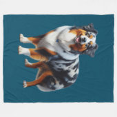 Couverture Polaire Berger Australien (Devant (Horizontal))