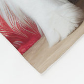 Couverture Polaire Berger australien près de la cheminée Noël (Coin)