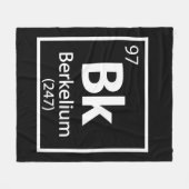 Couverture Polaire Berkelium - Berkeley Science - Tableau périodique (Devant (Horizontal))