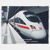 Couverture Polaire Berlin HBF Europaplat Modern Train - Ajouter un no (Devant (Horizontal))