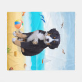 Couverture Polaire Bernois sur la Plage (Devant (Horizontal))