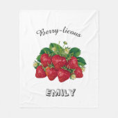 Couverture Polaire Berry-licous (Devant)