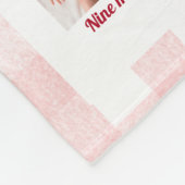 Couverture Polaire Berry Premier anniversaire 12 mois Photo bébé (Coin)