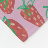 Couverture Polaire Berry Sweet Red Strawberries Blanche polaire (Coin)