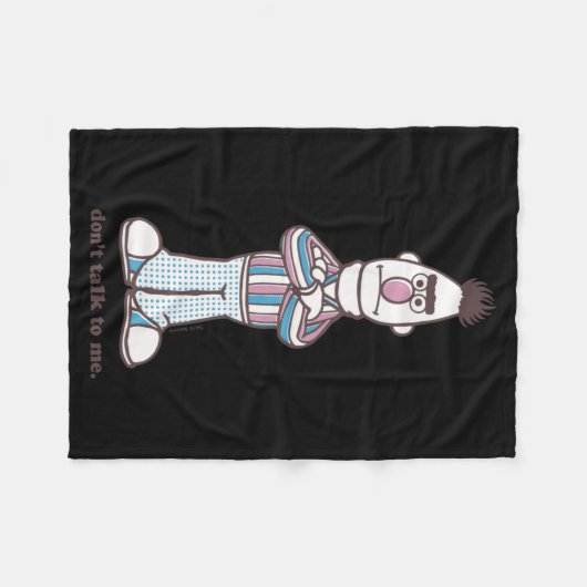 Couverture Polaire Bert Dont Talk To Me  (Devant (Horizontal))