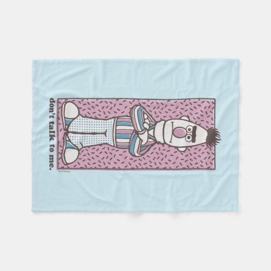 Couverture Polaire Bert | Ne me parlez pas (Devant (Horizontal))