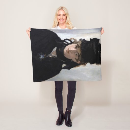 Couverture Polaire Berthe Morisot avec un bouquet de violettes, Manet (En situation)