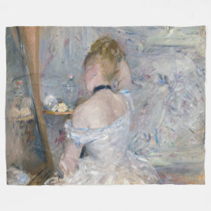 Couverture Polaire Berthe Morisot - Femme à sa Toilette