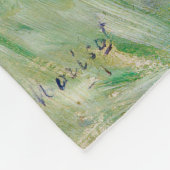 Couverture Polaire Berthe Morisot - Fille en bateau avec oie (Coin)