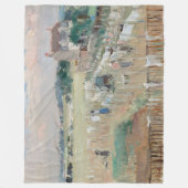 Couverture Polaire Berthe Morisot - Hanging the Laundry out to Dry (Devant)
