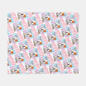 Couverture Polaire Besoin de plus de sommeil | Funny Cat expression d (Devant (Horizontal))