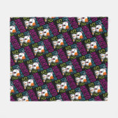 Couverture Polaire Besoin de plus de sommeil | Funny Cat expression d (Devant (Horizontal))