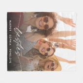 Couverture Polaire Besoins simples Créez votre propre photo Script mo (Devant (Horizontal))