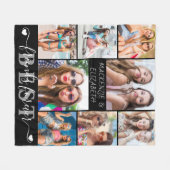 Couverture Polaire BEST AMIS CONTINUEL JAMAIS Script 8 Photo (Devant (Horizontal))