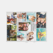 Couverture Polaire BEST AMIS Moderne pour toujours Collage de photos  (Devant (Horizontal))