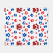 Couverture Polaire Best Dog Mom Ever (Devant (Horizontal))