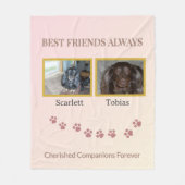 Couverture Polaire Best Friends Cherished Companions (Devant)
