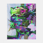 Couverture Polaire Best Friends - Dragon and Dinosaur Walking (Devant)