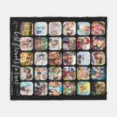 Couverture Polaire BEST FRIENDS FOR REVER 30 Photo Collage (Devant (Horizontal))