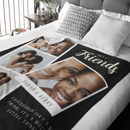 Couverture Polaire Best Friends Photo Collage Fleece Blanket