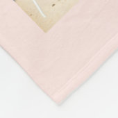 Couverture Polaire Best Friends rose or blush photo collage (Coin)