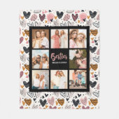 Couverture Polaire Best Friends Stylish BFF Friendship Photo (Devant)