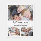 Couverture Polaire Best Mom Ever Kids Names (Devant)