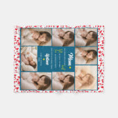 Couverture Polaire Best Mom in the World | Personalized Photo (Devant (Horizontal))