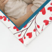 Couverture Polaire Best Mom in the World | Personalized Photo (Coin)