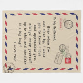 Couverture Polaire Bestfriend Giant| À Mon Bestami Je T'Aime (Devant (Horizontal))