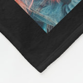 Couverture Polaire Bestie blanc noir moderne 9 Collage photo (Coin)