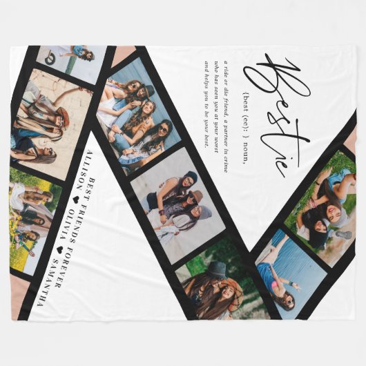 Couverture Polaire Bestie | Collection moderne de 8 films photo bande (Devant (Horizontal))