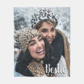 Couverture Polaire Bestie photo moderne partout (Devant)