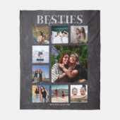 Couverture Polaire Besties Forever Photo Collage (Devant)