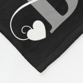 Couverture Polaire BESTIES Friends Forever Script 8 Photo Noir (Coin)