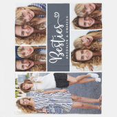 Couverture Polaire Besties Photo Collage Best Friends (Devant)