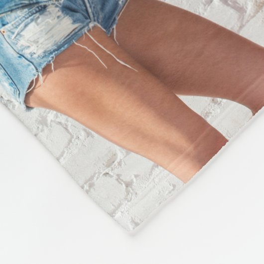 Couverture Polaire Besties Script Cadeau Pour Les Amis Photo Collage (Coin)